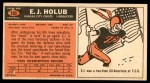 1965 Topps #103 E.J. Holub Back Thumbnail