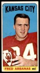 1965 Topps #89 Fred Arbanas Front Thumbnail