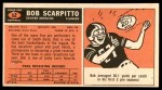 1965 Topps #62 Bob Scarpitto Back Thumbnail