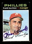 1971 Topps #119 Frank Lucchesi Front Thumbnail