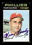 1971 Topps #119 Frank Lucchesi Front Thumbnail