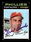 1971 Topps #119 Frank Lucchesi Front Thumbnail