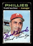1971 Topps #119 Frank Lucchesi Front Thumbnail