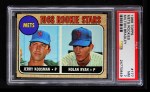 1968 Topps #177 - Nolan Ryan / Jerry Koosman Mets Rookies Front Thumbnail