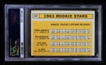 1963 Topps #537 - Pete Rose / Al Weis / Ken McMullen / Pedro Gonzalez #537 Rookie Stars Back Thumbnail