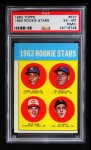 1963 Topps #537 - Pete Rose / Al Weis / Ken McMullen / Pedro Gonzalez #537 Rookie Stars Front Thumbnail