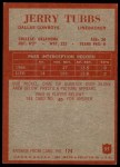 1965 Philadelphia #55 Jerry Tubbs Back Thumbnail