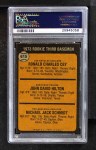 1973 Topps #615 - Mike Schmidt / Ron Cey / John Hilton Rookie Third Basemen Back Thumbnail