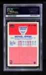 1986 Fleer #57 Michael Jordan Back Thumbnail