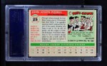 1955 Topps #25 Johnny Podres Back Thumbnail