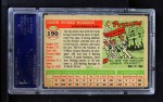 1955 Topps #190 Gene Woodling Back Thumbnail