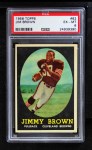 1958 Topps #62 Jim Brown Front Thumbnail