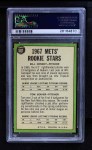1967 Topps #581 - Tom Seaver / Bill Denehy Mets Rookies Back Thumbnail