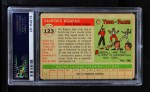 1955 Topps #123 Sandy Koufax Back Thumbnail