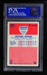 1986 Fleer #57 Michael Jordan Back Thumbnail