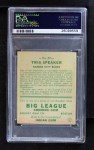1933 Goudey #89 Tris Speaker Back Thumbnail
