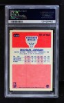 1986 Fleer #57 Michael Jordan Back Thumbnail