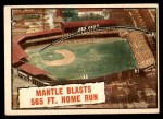 1961 Topps #406 - Mickey Mantle Baseball Thrills Front Thumbnail