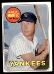 1969 Topps #500 YN Mickey Mantle Front Thumbnail