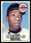 1969 Topps #208 MON Donn Clendenon Front Thumbnail