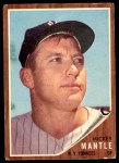 1962 Topps #200 Mickey Mantle Front Thumbnail