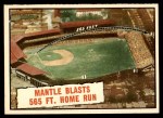 1961 Topps #406 - Mickey Mantle Baseball Thrills Front Thumbnail
