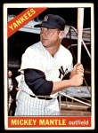 1966 Topps #50 Mickey Mantle Front Thumbnail