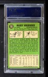 1967 Topps #546 Woody Woodward Back Thumbnail