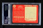 1958 Topps #62 Jim Brown Back Thumbnail
