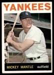 1964 Topps #50 Mickey Mantle Front Thumbnail