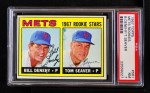 1967 Topps #581 - Tom Seaver / Bill Denehy Mets Rookies Front Thumbnail