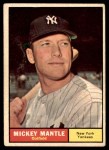 1961 Topps #300 Mickey Mantle Front Thumbnail