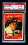 1959 Topps #10 Mickey Mantle Front Thumbnail