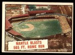 1961 Topps #406 - Mickey Mantle Baseball Thrills Front Thumbnail