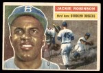 1956 Topps #30 Jackie Robinson Front Thumbnail