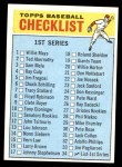 1966 Topps #34 Checklist 1 Front Thumbnail
