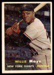 1957 Topps #10 Willie Mays Front Thumbnail