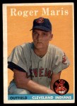 1958 Topps #47 Roger Maris Front Thumbnail