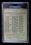 1911 T3 Turkey Red #27 Christy Mathewson Back Thumbnail