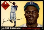 1955 Topps #50 Jackie Robinson Front Thumbnail