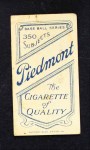 1909 T206 YEL Frank Chance Back Thumbnail