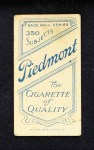 1909 T206 POR Miller Huggins Back Thumbnail