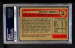 1954 Bowman #65 Mickey Mantle Back Thumbnail