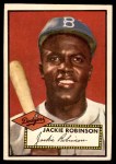 1952 Topps #312 Jackie Robinson Front Thumbnail
