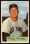 1954 Bowman #65 Mickey Mantle Front Thumbnail