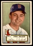 1952 Topps #329 Ivan Delock Front Thumbnail