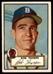 1952 Topps #367 Bob Thorpe Front Thumbnail