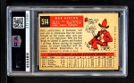 1959 Topps #514 Bob Gibson Back Thumbnail