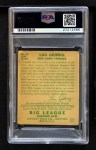 1934 Goudey #61 Lou Gehrig Back Thumbnail