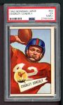 1952 Bowman Large #63 Charley Conerly Front Thumbnail
